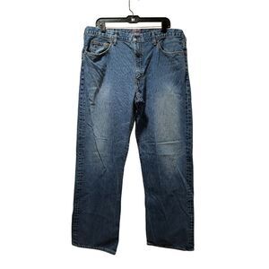 Vintage J. Crew Selvedge Jeans 38x34 Blue Straight Relaxed Fit Made in Canada